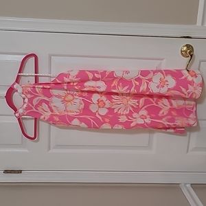 Lilly Pulitzer — Alli Swing Dress in Prosecco Pink Beachy Blooms Large